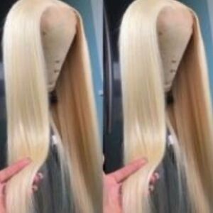 SOLD**Blonde Straight Hair Wig 30”